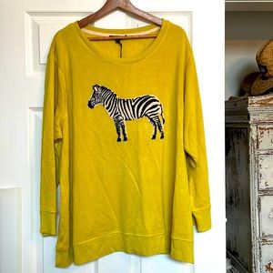 Jane + Delancey Zebra top